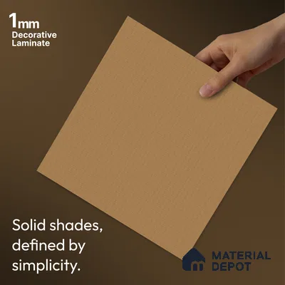 Brown Fabric Look LM 24404  8 ft x 4 ft Texture Finish Decorative Laminate - 1 mm | Suitable for TV Unit, Wardrobe, Kitchen Cabinets