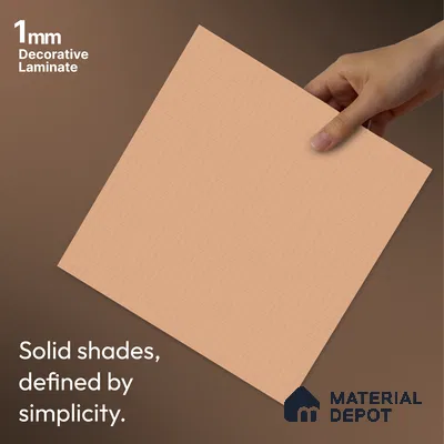 Brown Fabric Look LM 24405  8 ft x 4 ft Texture Finish Decorative Laminate - 1 mm | Suitable for TV Unit, Wardrobe, Kitchen Cabinets