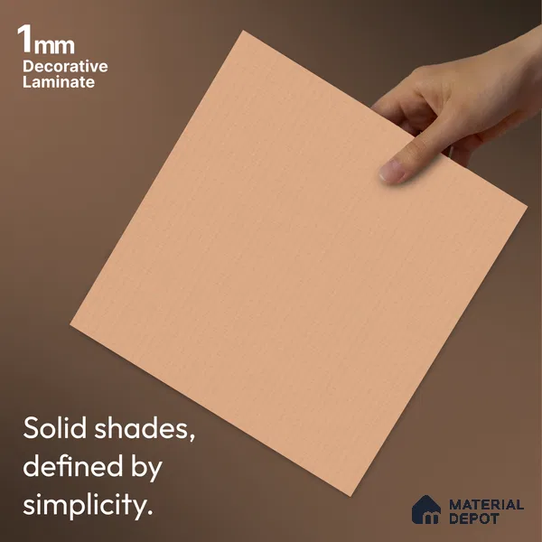 Brown Fabric Look LM 24405  8 ft x 4 ft Texture Finish Decorative Laminate - 1 mm | Suitable for TV Unit, Wardrobe, Kitchen Cabinets