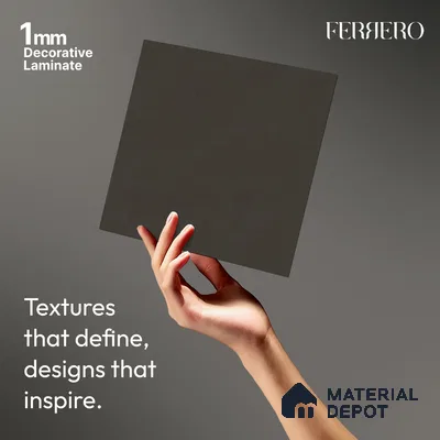 Grey Wave look Ferrero 1E242 PO Marble Ash Grey 8 ft x 4 ft Pomel Finish Decorative Laminate - 1 mm | Matching E3 Edgeband Code - (1019)