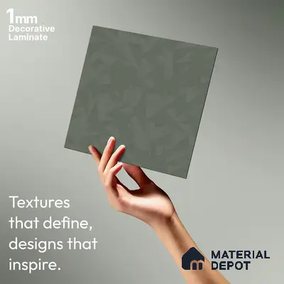 Fortnum & Mason Patterned Look WP 15 912 8 ft x 4 ft Texture Finish Decorative Laminate - 1 mm | Suitable for Bedroom, TV Unit, Wardrobe