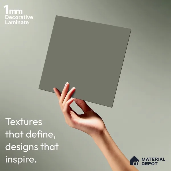 Fortnum & Mason Solid Colors Look SMT 912 8 ft x 4 ft Super Matte Finish Decorative Laminate - 1 mm | Suitable for Living Room, Kitchen, Office
