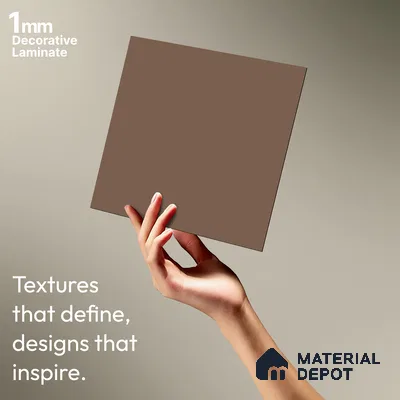 Sandrift Solid Colors Look SMT 903 8 ft x 4 ft Super Matte Finish Decorative Laminate - 1 mm | Suitable for Living Room, Kitchen, Office