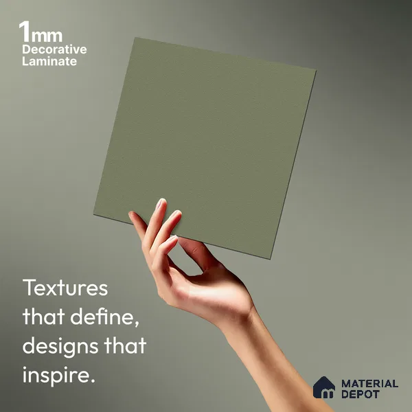 Fortnum & Mason Solid Colors Look SF 912 8 ft x 4 ft Suede Finish Decorative Laminate - 1 mm | Suitable for Living Room, Kitchen, Office