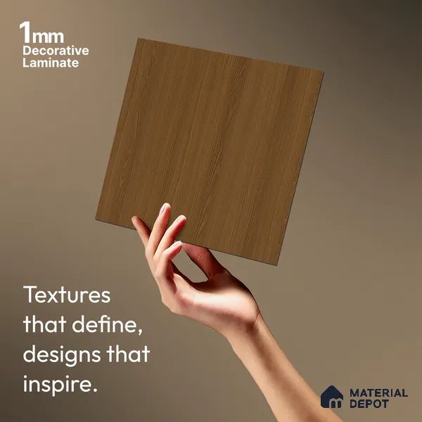 Wooden Look LM 05286 Douglas Fresco 8 ft x 4 ft Texture Finish Decorative Laminate - 1 mm | Suitable for TV Unit, Wardrobe, Kitchen Cabinets