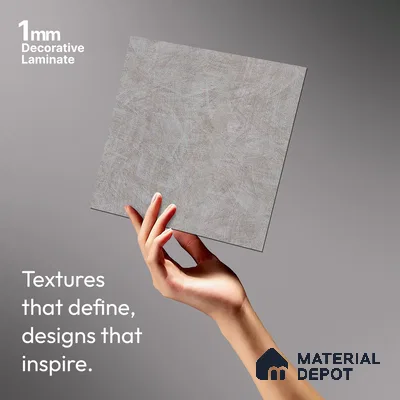 Stone Look LM 10473 8 ft x 4 ft Texture Finish Decorative Laminate - 1 mm | Suitable for TV Unit, Wardrobe, Kitchen Cabinets