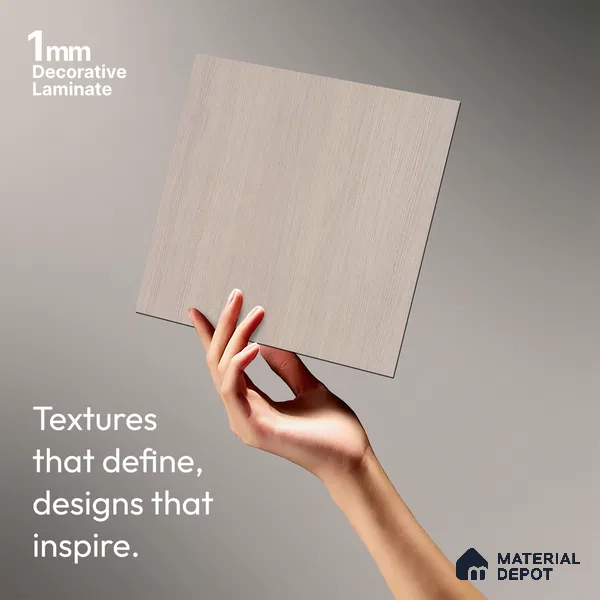 Wooden Look LM 10881 8 ft x 4 ft Texture Finish Decorative Laminate - 1 mm | Suitable for TV Unit, Wardrobe, Kitchen Cabinets