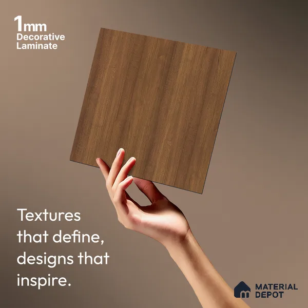 Wooden Look LM 10892 Scandic Wood 8 ft x 4 ft Texture Finish Decorative Laminate - 1 mm | Suitable for TV Unit, Wardrobe, Kitchen Cabinets