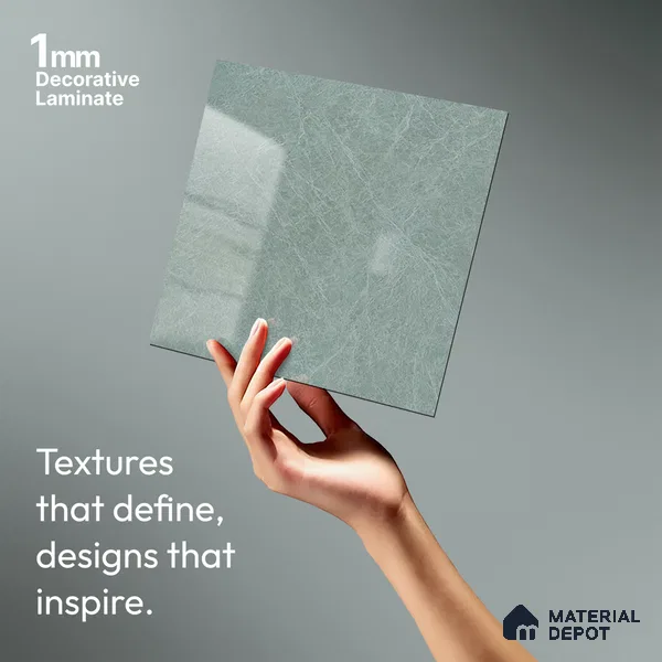 Stone Look LM 10898 8 ft x 4 ft Glossy Finish Decorative Laminate - 1 mm | Suitable for TV Unit, Wardrobe, Kitchen Cabinets