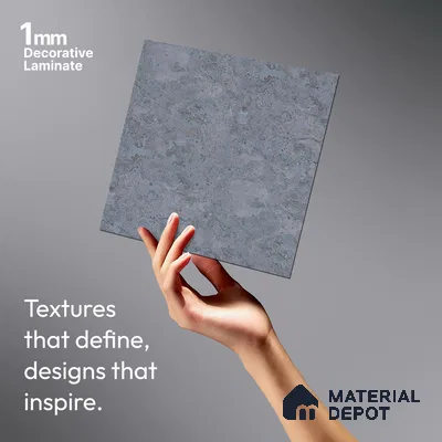Stone Look LM 10900 8 ft x 4 ft Texture Finish Decorative Laminate - 1 mm | Suitable for TV Unit, Wardrobe, Kitchen Cabinets