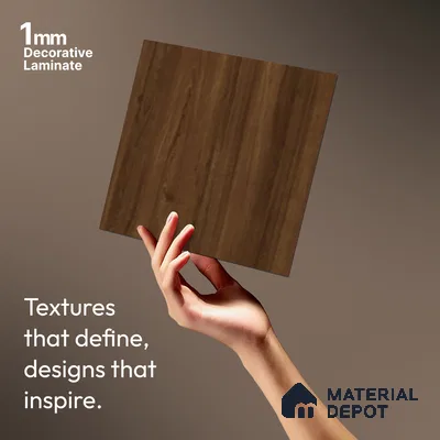 Wooden Look LM 10901 Sumatra Maple 8 ft x 4 ft Texture Finish Decorative Laminate - 1 mm | Suitable for TV Unit, Wardrobe, Kitchen Cabinets