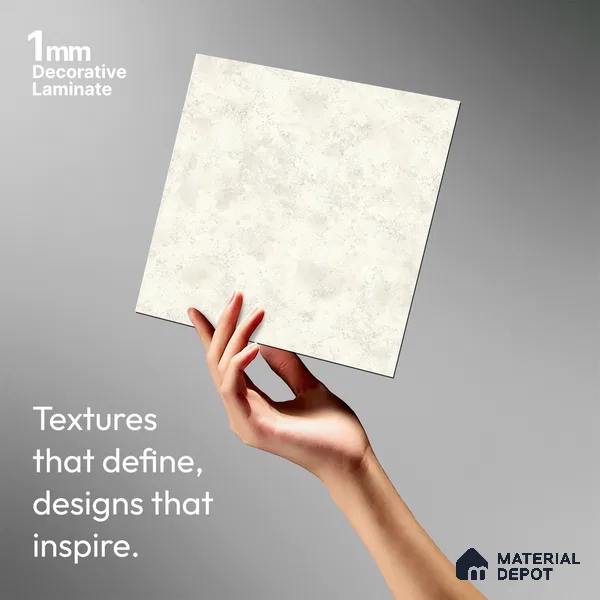 Beige Marble Look LM 10913 8 ft x 4 ft Texture Finish Decorative Laminate - 1 mm | Suitable for TV Unit, Wardrobe, Kitchen Cabinets