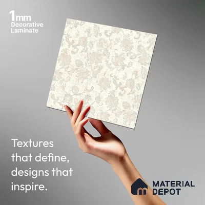 Stone Look LM 10927 8 ft x 4 ft Texture Finish Decorative Laminate - 1 mm | Suitable for TV Unit, Wardrobe, Kitchen Cabinets