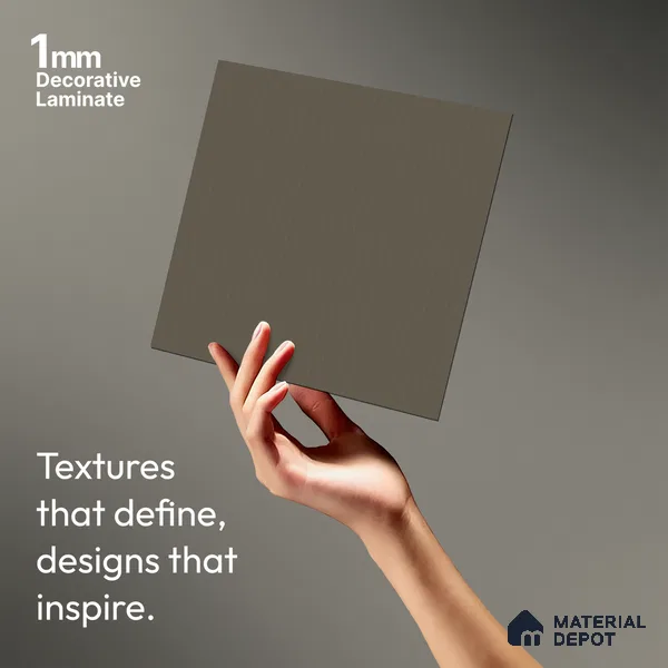 Patterned Look LM 21045 C Slate Cube Texture Finish 8 ft x 4 ft Decorative Laminate - 1 mm | Suitable for Bedroom, TV Unit, Wardrobe