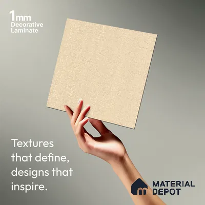 Patterned Look LM 20996 8 ft x 4 ft Matte Finish Decorative Laminate - 1 mm | Suitable for Bedroom, TV Unit, Wardrobe