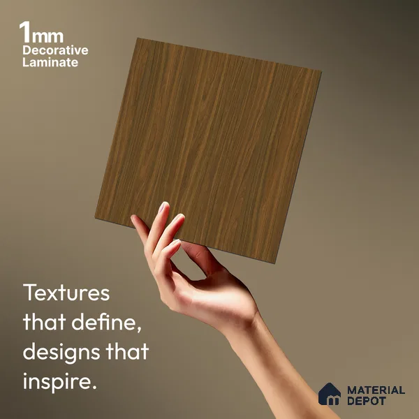 Wooden Look LM 20997 8 ft x 4 ft Matte Finish Decorative Laminate - 1 mm | Suitable for TV Unit, Wardrobe, Kitchen Cabinets