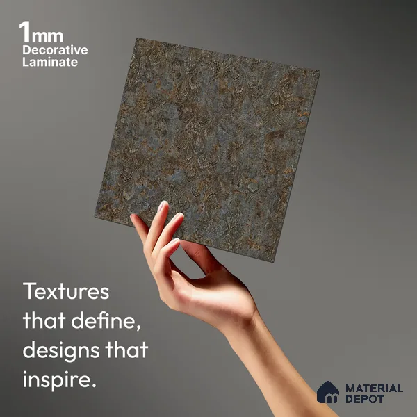 Patterned Look LM 21000 8 ft x 4 ft Matte Finish Decorative Laminate - 1 mm | Suitable for Bedroom, TV Unit, Wardrobe