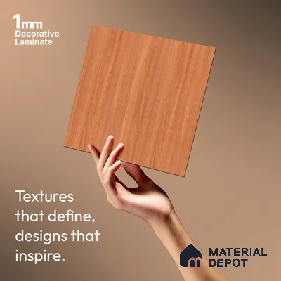 Wooden Look LM 21003 8 ft x 4 ft Texture Finish Decorative Laminate - 1 mm | Suitable for TV Unit, Wardrobe, Kitchen Cabinets
