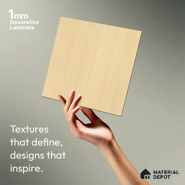 Wooden Look LM 21004 8 ft x 4 ft Texture Finish Decorative Laminate - 1 mm | Suitable for TV Unit, Wardrobe, Kitchen Cabinets