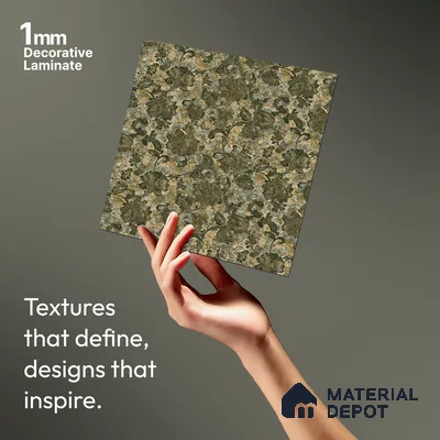 Patterned Look LM 21010 8 ft x 4 ft Texture Finish Decorative Laminate - 1 mm | Suitable for Bedroom, TV Unit, Wardrobe