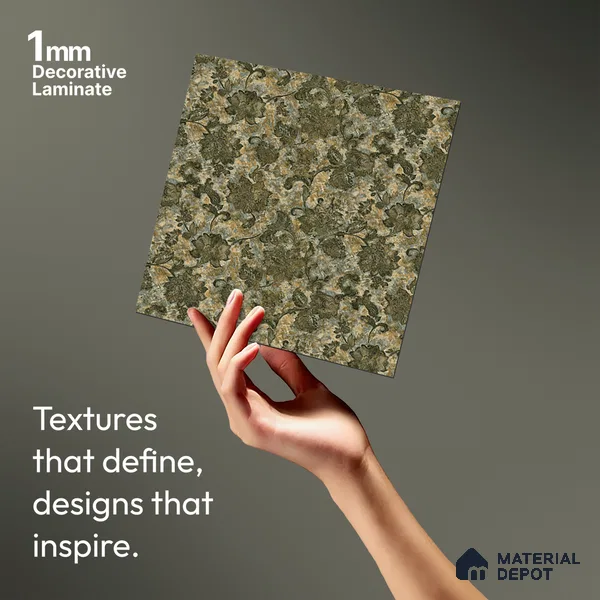 Patterned Look LM 21010 8 ft x 4 ft Texture Finish Decorative Laminate - 1 mm | Suitable for Bedroom, TV Unit, Wardrobe
