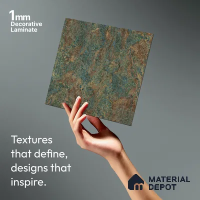 Stone Look LM 21024 8 ft x 4 ft Texture Finish Decorative Laminate - 1 mm | Suitable for TV Unit, Wardrobe, Kitchen Cabinets