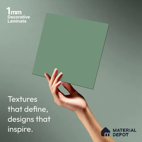 LM 21048 B Cyan Sliky Matte Finish 8 ft x 4 ft Decorative Laminate - 1 mm | Suitable for Living Room, Kitchen, Office