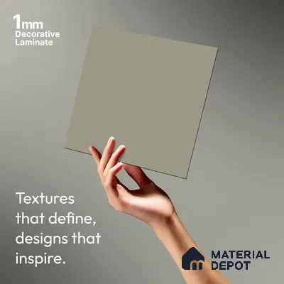 LM 21059 B Clay Sliky Matte Finish 8 ft x 4 ft Decorative Laminate - 1 mm | Suitable for Living Room, Kitchen, Office