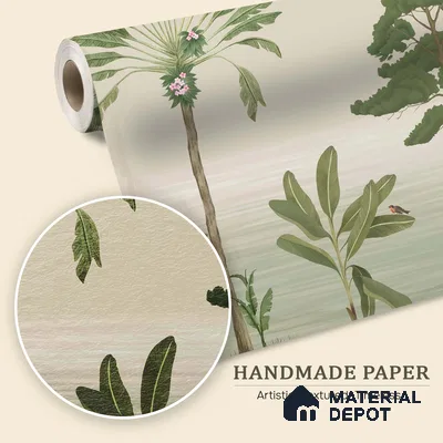 Prakriti Beautiful Trees Wallpaper Sukoon Series Handmade Nature Design (Customised Size Wallpaper)