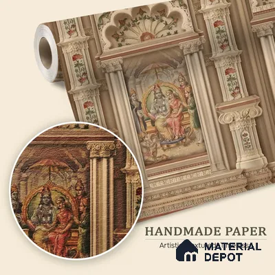 Ram Darbar 3D Handmade (Customized Size Wallpaper)