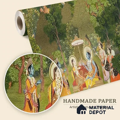 Van Raag Customized Wallpaper Handmade(Luxury)