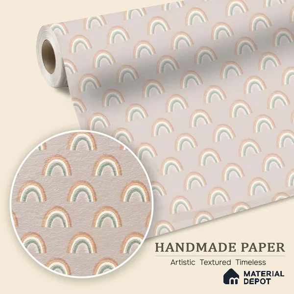 Joyland Pastel Pink Handmade Wallpaper