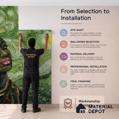 Hey Olive, Fusion Art Theme Wallpaper, Customised Sukoon Series Canvas Abstract Design (Customised Size Wallpaper)