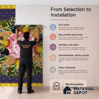 Raasleela Pichwai Design Wallpaper Sukoon Series Canvas Patterned Design (Customised Size Wallpaper)