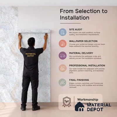 88388-4 | 5 Meter x 42 Inch PVC Abstract Look Wallpaper - 57 Sq. Ft. | Minimum 15% wastage during installation