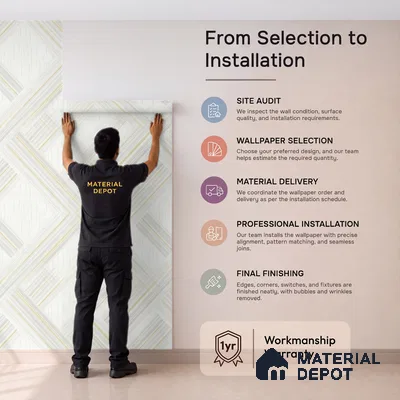 88492-1 | 5 Meter x 42 Inch PVC Abstract Look Wallpaper - 57 Sq. Ft. | Minimum 15% wastage during installation