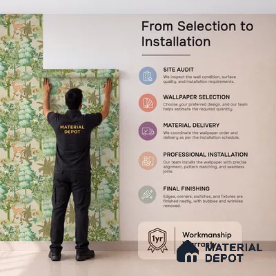 OR01-3 | 5 Meter x 42 Inch PVC Nature Look Wallpaper - 57 Sq. Ft. | Minimum 15% wastage during installation