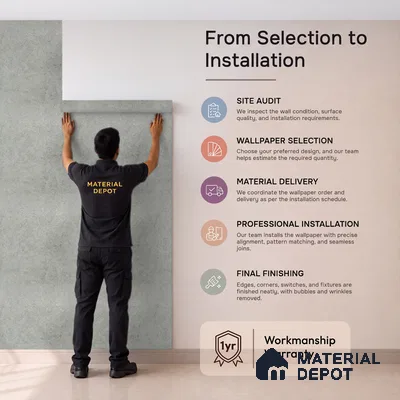 Z1003-2 | Grey Crinkled Foil PVC Textured Wallpaper - 10 Meter x 21 Inch, 57 Sq. Ft. (Min. 15% Wastage)