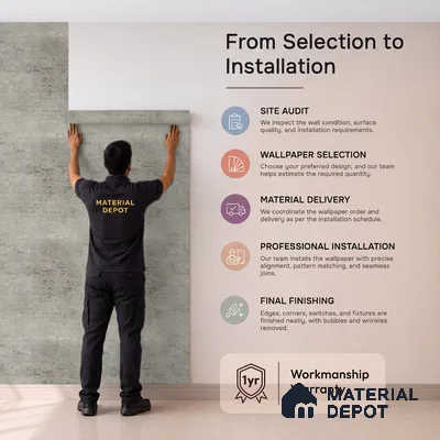 Z1006-3 | 10 Meter x 21 Inch PVC Texture Look Wallpaper - 57 Sq. Ft. | Minimum 15% wastage during installation