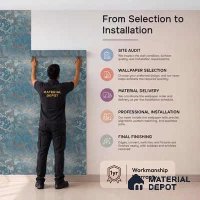 Z1004-8 | Teal Crackled Foil PVC Textured Wallpaper - 10 Meter x 21 Inch, 57 Sq. Ft. (Min. 15% Wastage)