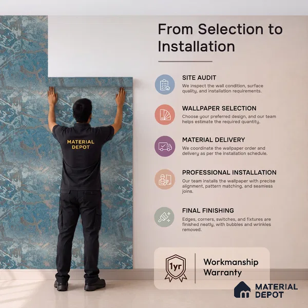 Z1004-8 | Teal Crackled Foil PVC Textured Wallpaper - 10 Meter x 21 Inch, 57 Sq. Ft. (Min. 15% Wastage)