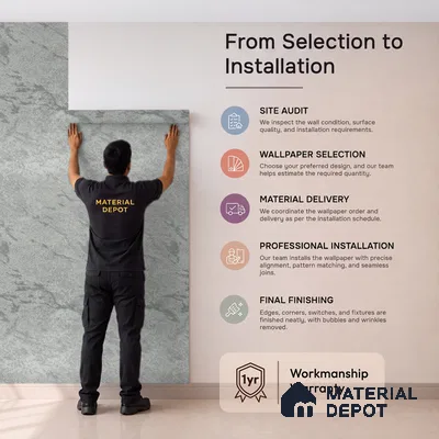 Z1005-10 | 10 Meter x 21 Inch PVC Texture Look Wallpaper - 57 Sq. Ft. | Minimum 15% wastage during installation