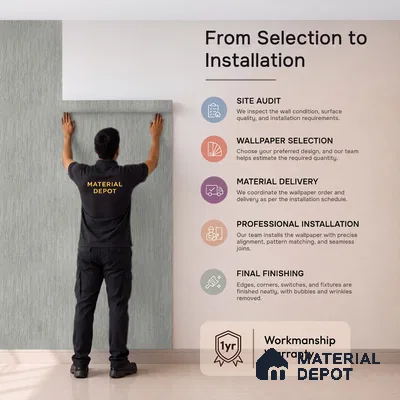 Z1011-8 | 10 Meter x 21 Inch PVC Texture Look Wallpaper - 57 Sq. Ft. | Minimum 15% wastage during installation