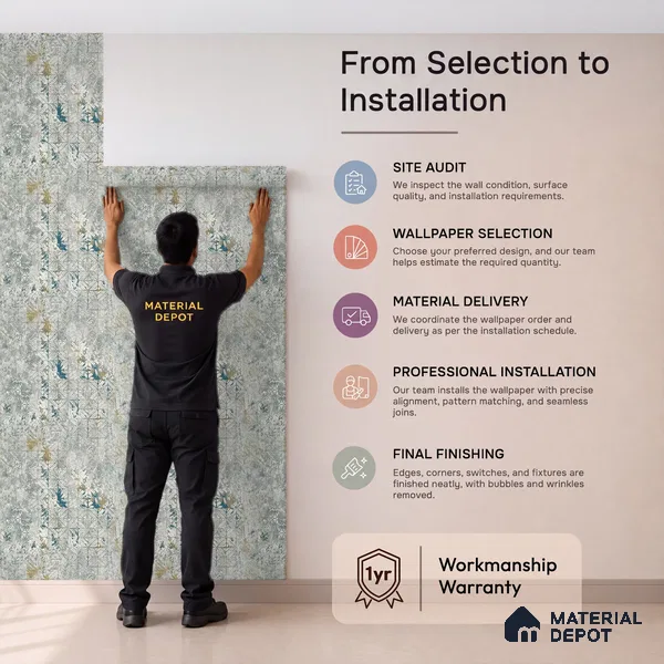 WK150-33 | 10 Meter x 21 Inches Abstract Look Wallpaper - 57.41 Sq. Ft. | Minimum 15% wastage during installation