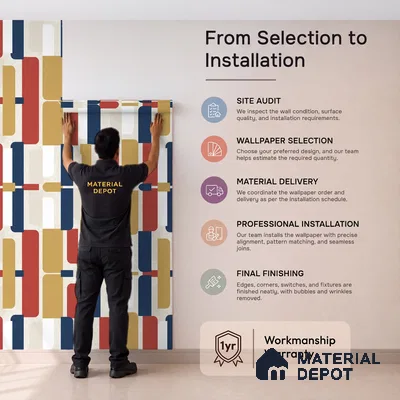 72505-2 | 5 Meter x 42 Inches Abstract Look Wallpaper - 57.41 Sq. Ft. | Minimum 15% wastage during installation