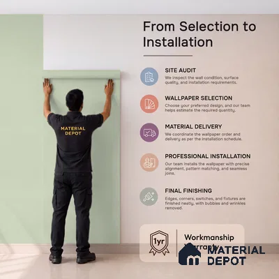 72515-4 | 5 Meter x 42 Inches Plain Look Wallpaper - 57.41 Sq. Ft. | Minimum 10% wastage during installation