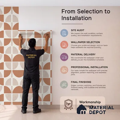 72513-2 | 5 Meter x 42 Inches Abstract Look Wallpaper - 57.41 Sq. Ft. | Minimum 15% wastage during installation