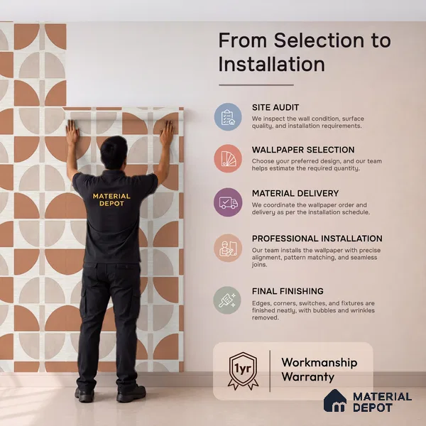 72513-2 | 5 Meter x 42 Inches Abstract Look Wallpaper - 57.41 Sq. Ft. | Minimum 15% wastage during installation