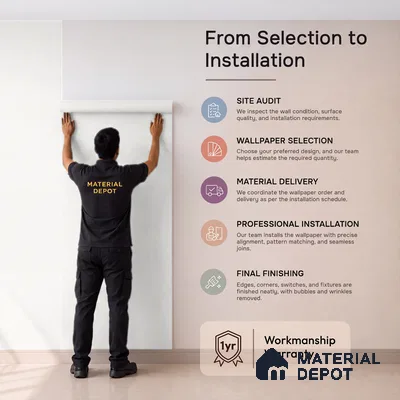 72512-1 | 5 Meter x 42 Inches Plain Look Wallpaper - 57.41 Sq. Ft. | Minimum 10% wastage during installation