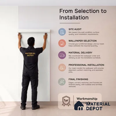 72508-1 | 5 Meter x 42 Inches Plain Look Wallpaper - 57.41 Sq. Ft. | Minimum 10% wastage during installation